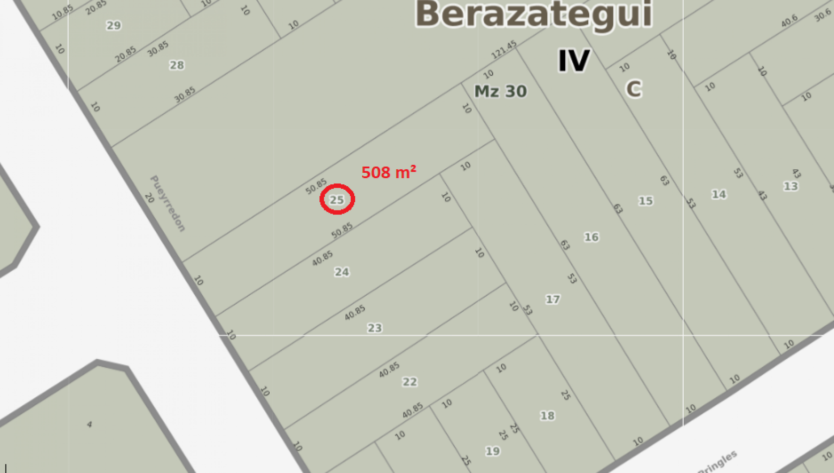 Lote 500m² en Berazategui