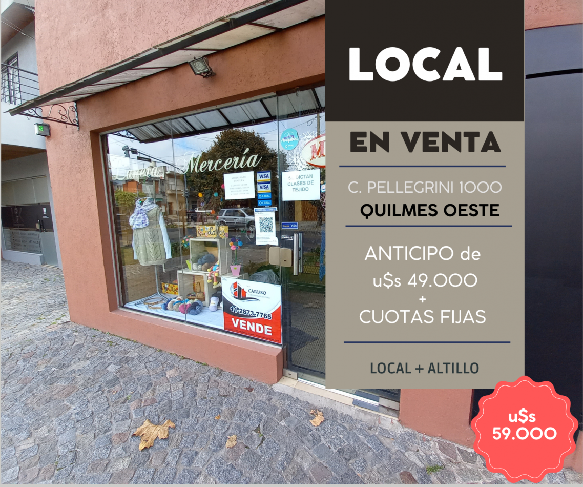 Local Comercial en Quilmes - FINANCIACION