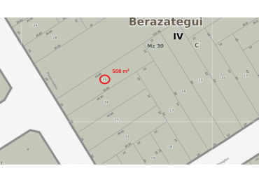 Lote 500m² en Berazategui